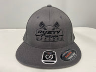 Grey Fitted Flatbill