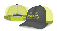 Grey / Neon Yellow Trucker Snapback